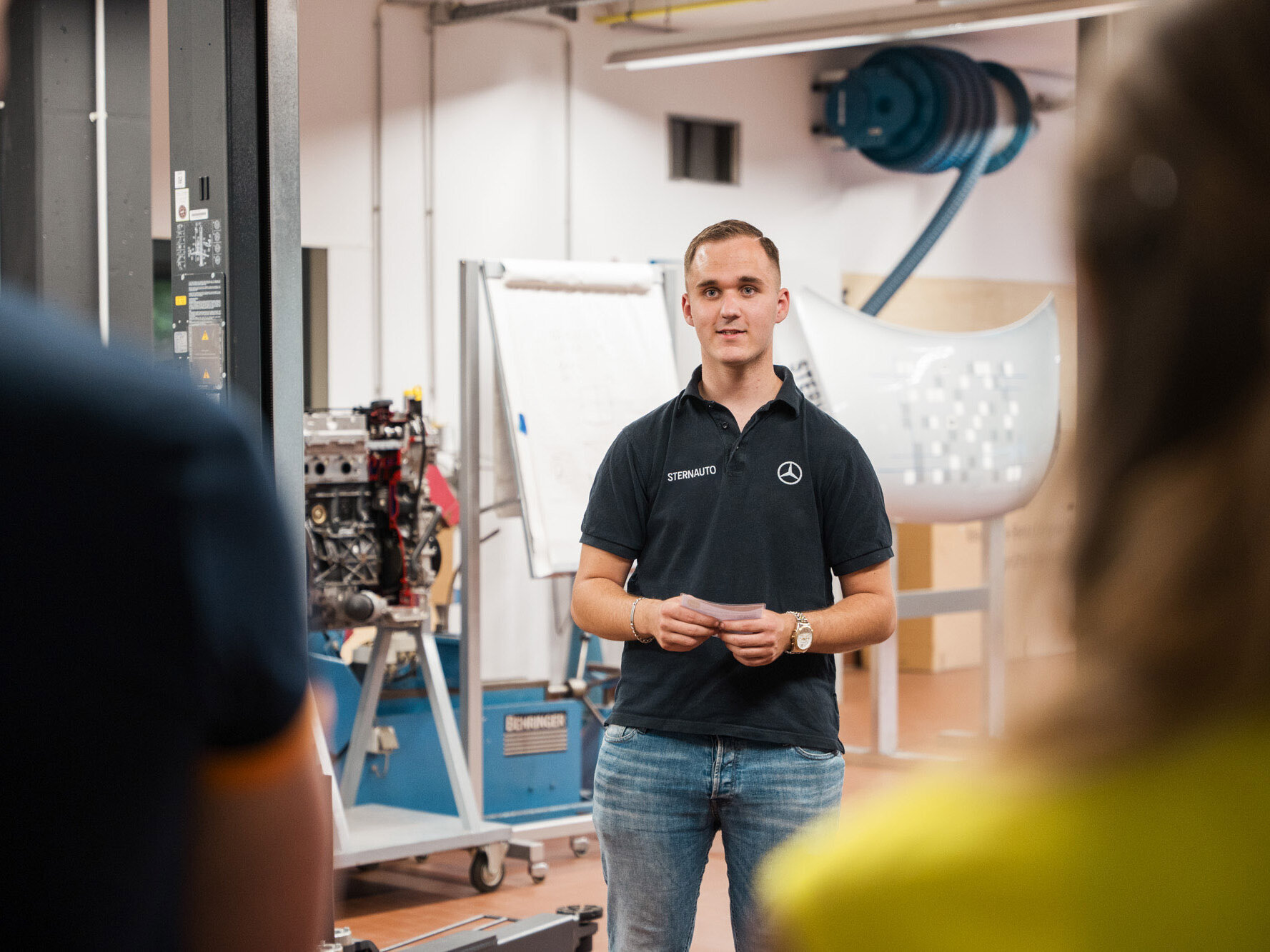 Nacht der Ausbildung in Leipzig im Autohaus