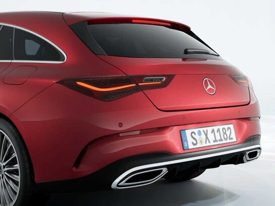 Heckdesign des Mercedes-Benz CLA Shooting Brake