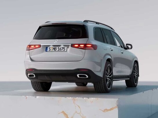 Neues Heckleuchtendesign des GLS