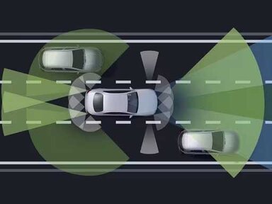 Fahrassistenz-Paket im Mercedes-Benz GLB