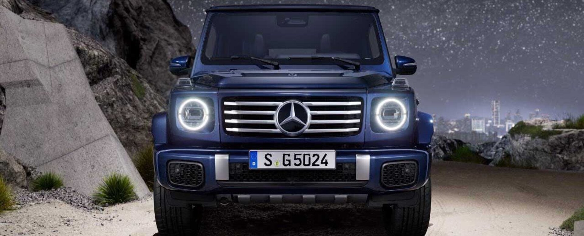 Die Mercedes-Benz G-Klasse von vorn