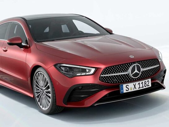 Der CLA Shooting Brake von vorn