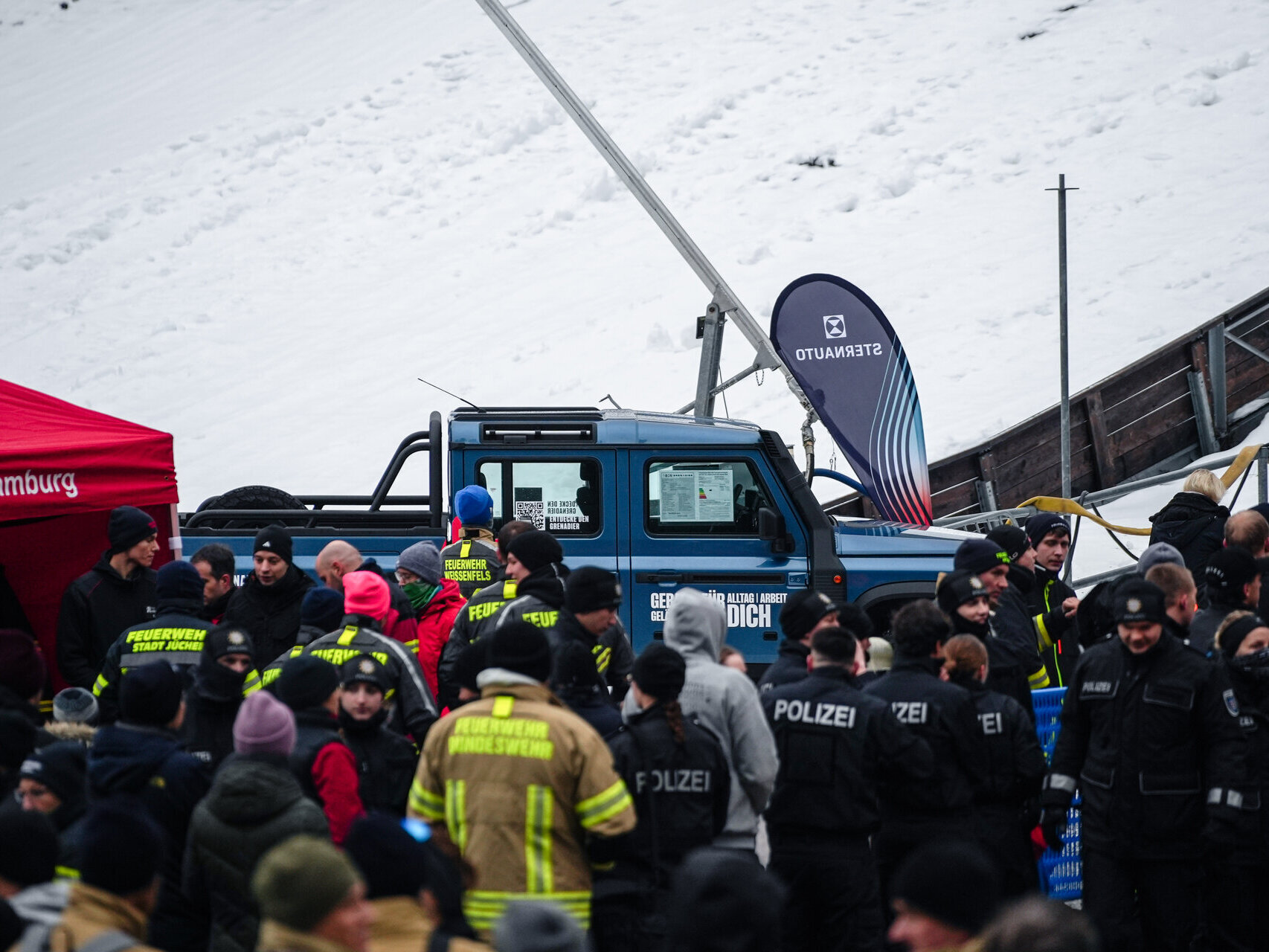 Treppenlauf Stairrun der Feuerwehr in Oberhof - Thüringen