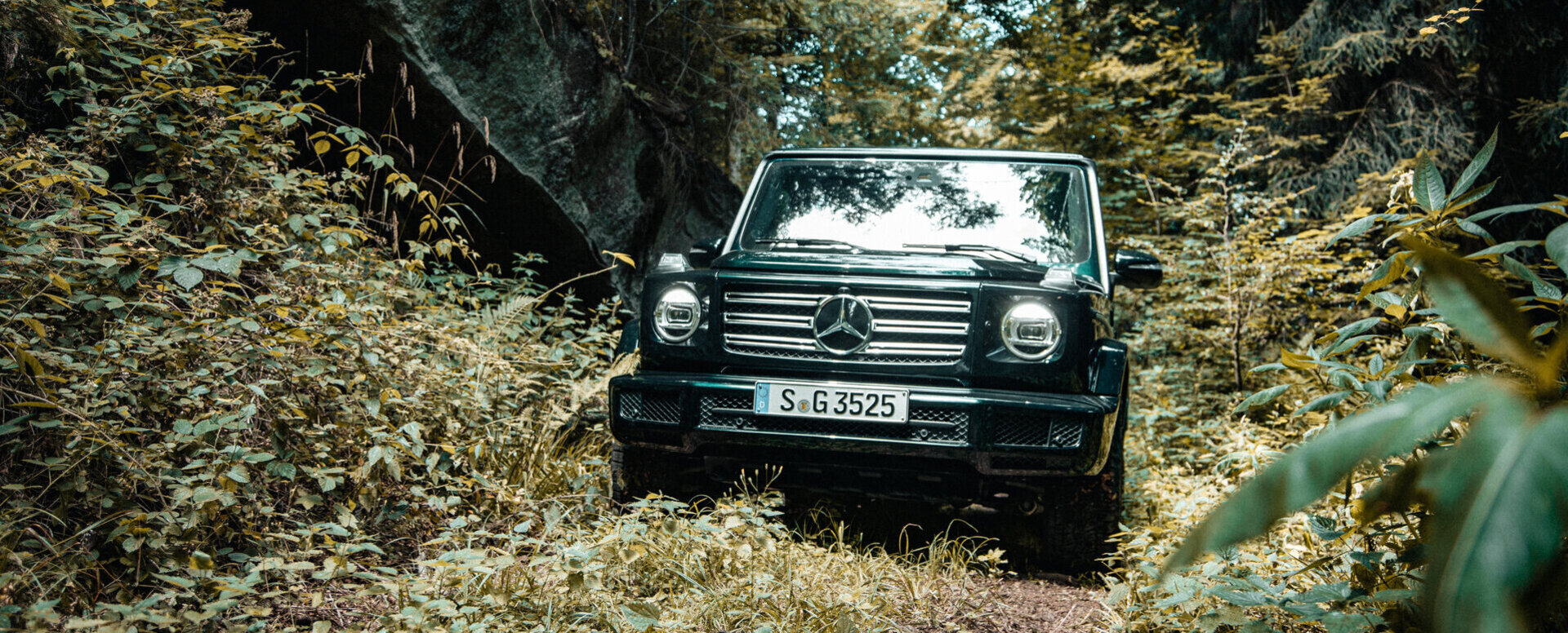 Die Mercedes-Benz G-Klasse von vorn