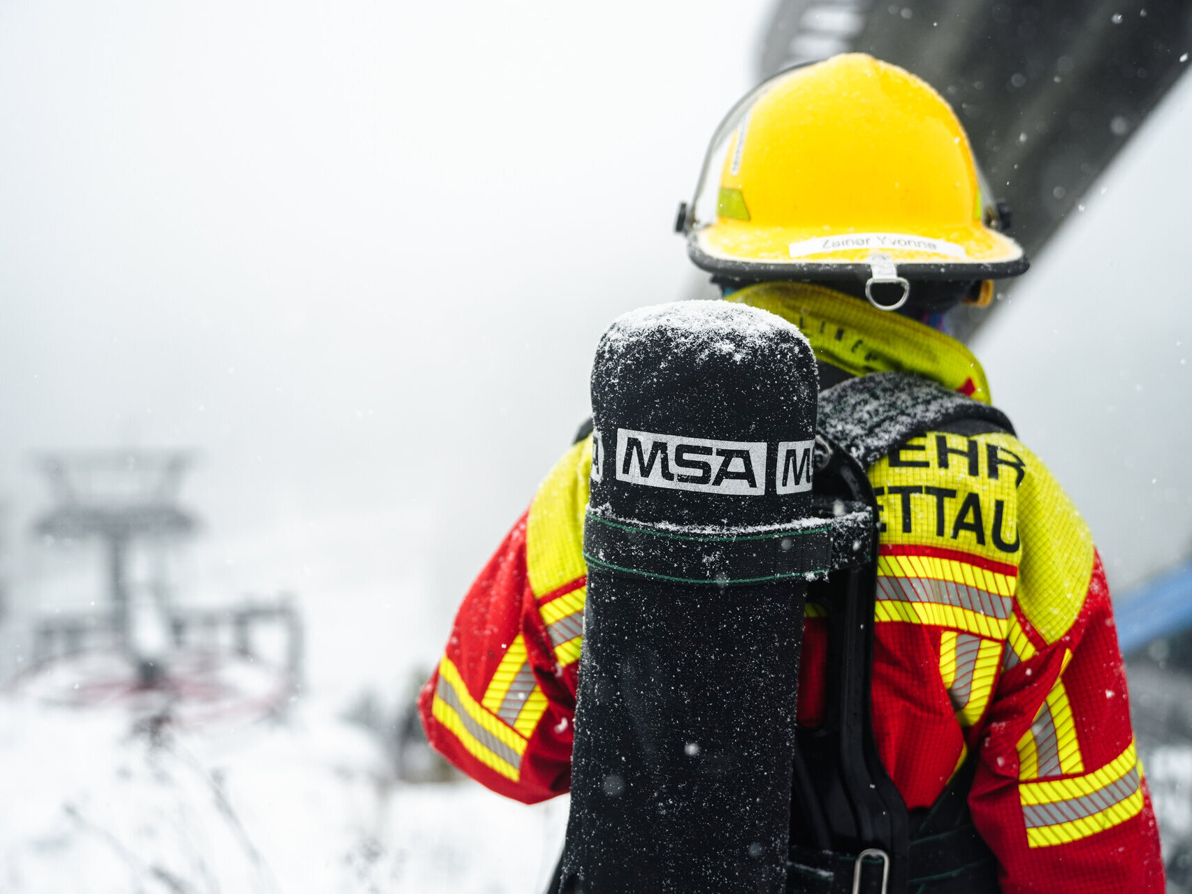 Treppenlauf Stairrun der Feuerwehr in Oberhof - Thüringen