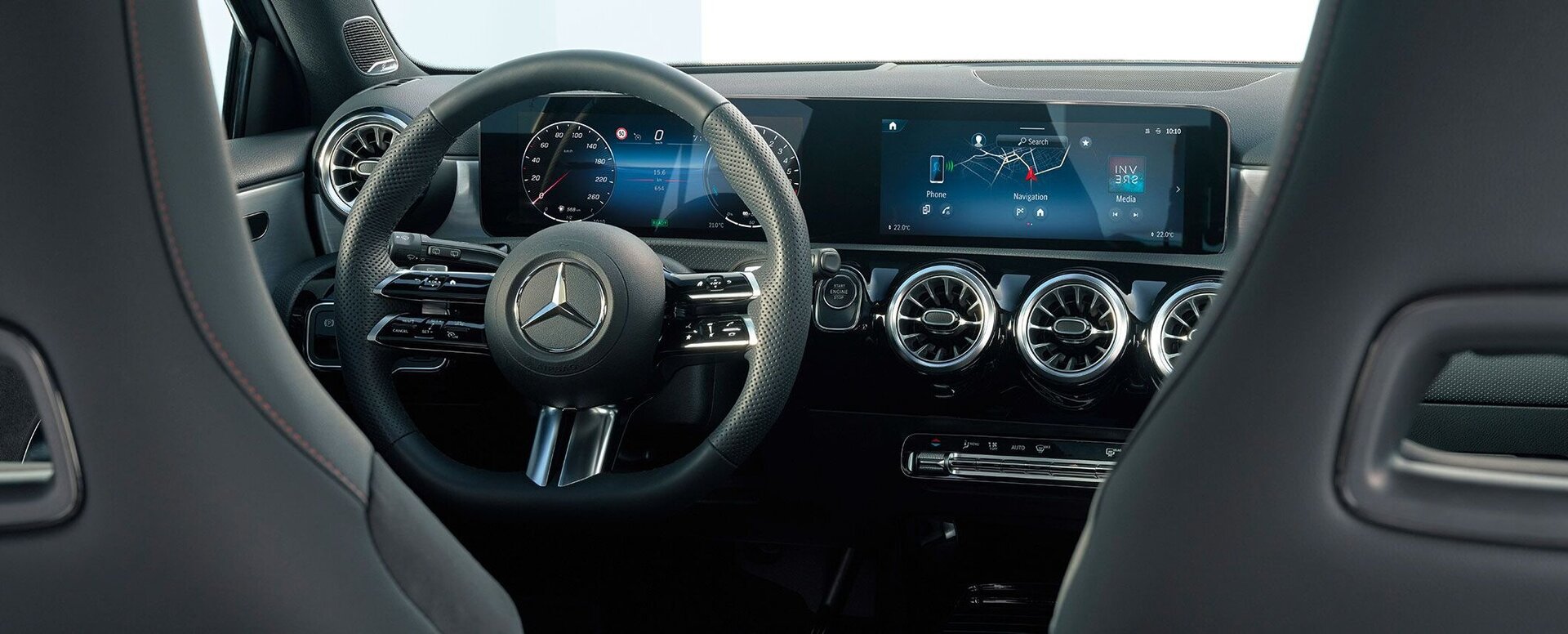 Individuelles Interieur mit Hightech, die Mercedes-Benz A-Klasse Limousine