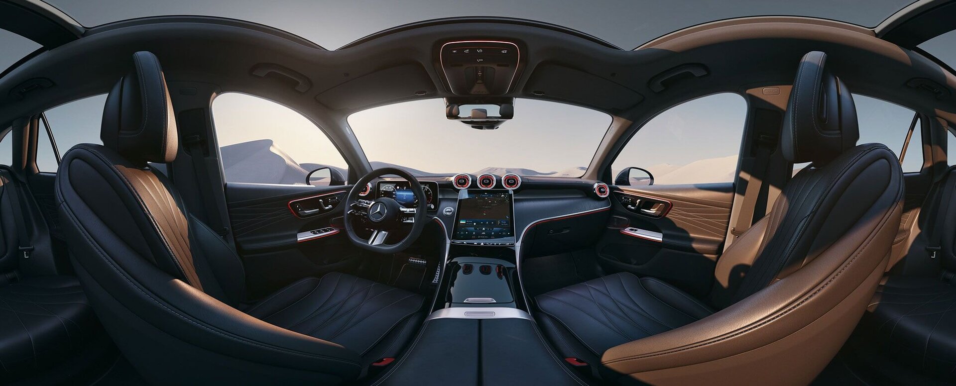 Die Interieur-Ausstattungen des GLC