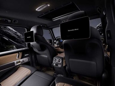 MBUX High-End Fondentertainment der Mercedes-Benz G-Klasse