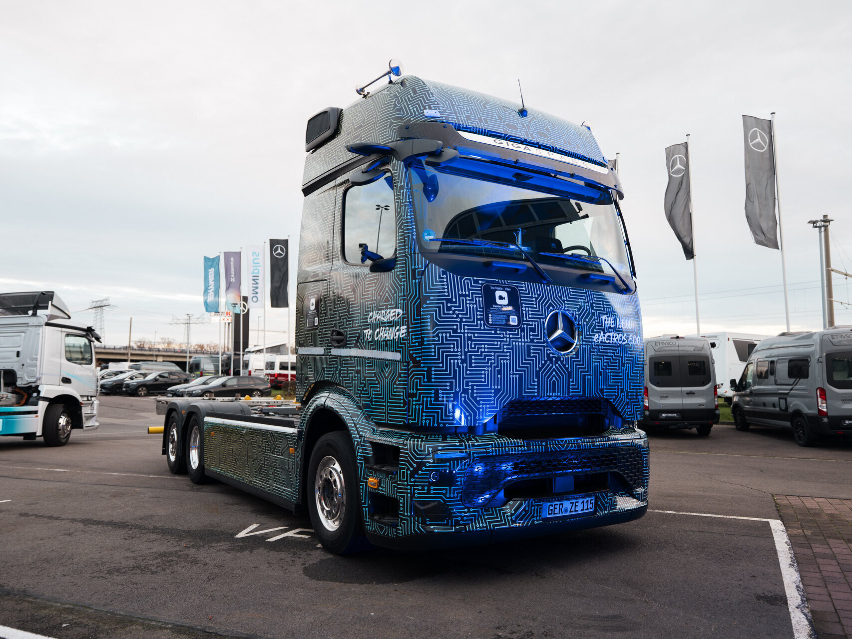 Elektromobilität Lkw Event - Mercedes-Benz Trucks