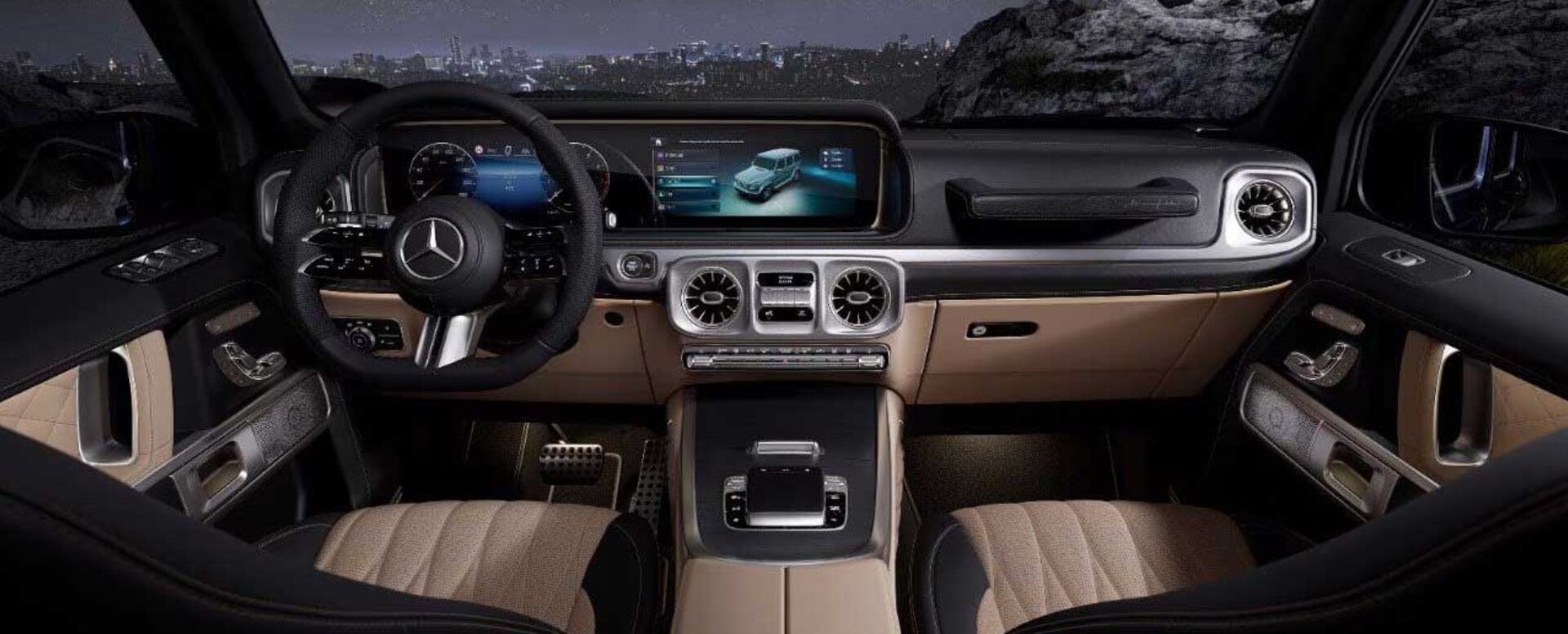 Das Interieur der brandneuen Mercedes-Benz G-Klasse