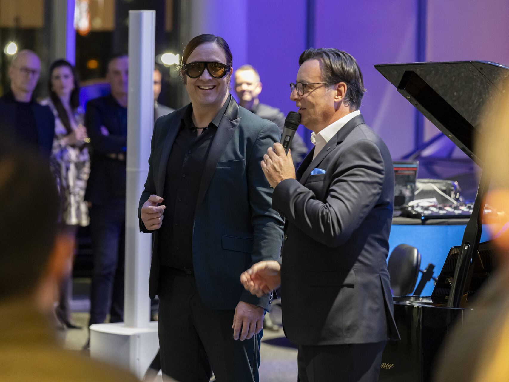 Mercedes-Benz Vernissage in Leipzig - Marcus Drabon und Michel Steiskal