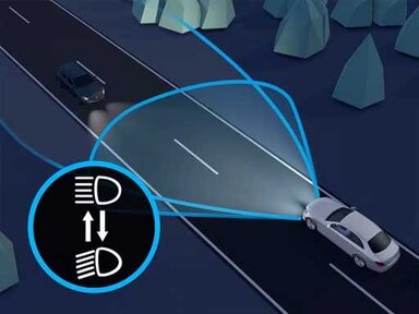 Adaptiver Fernlicht-Assistent im Mercedes-Benz C-Klasse T-Modell