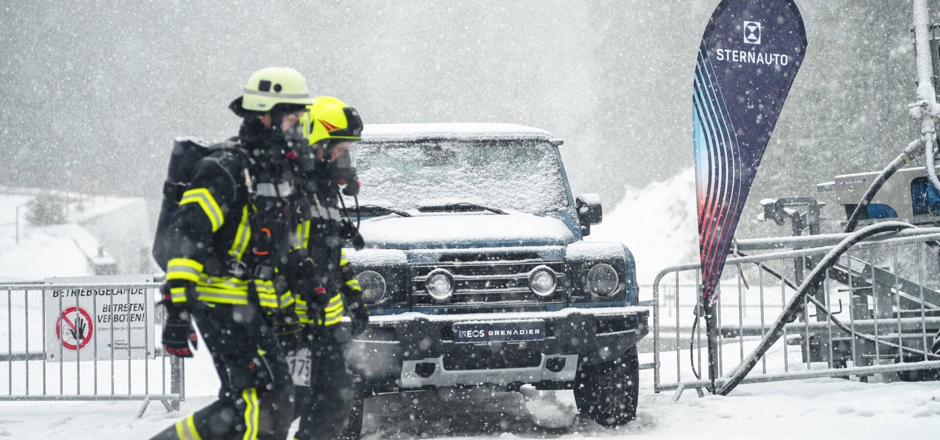 Treppenlauf Stairrun der Feuerwehr in Oberhof - Thüringen