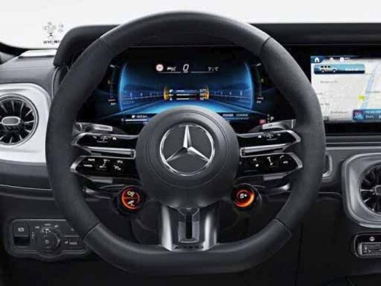 Das AMG Performance Lenkrad in Nappaleder