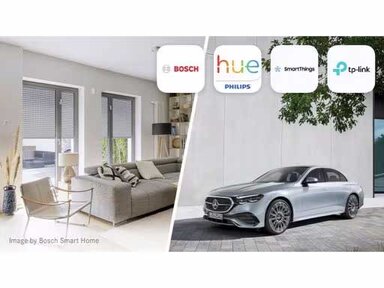 Smart Home der Mercedes-Benz E-Klasse Limousine