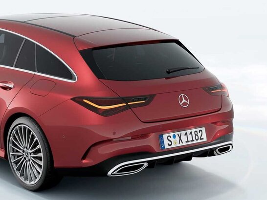 Der CLA Shooting Brake von hinten