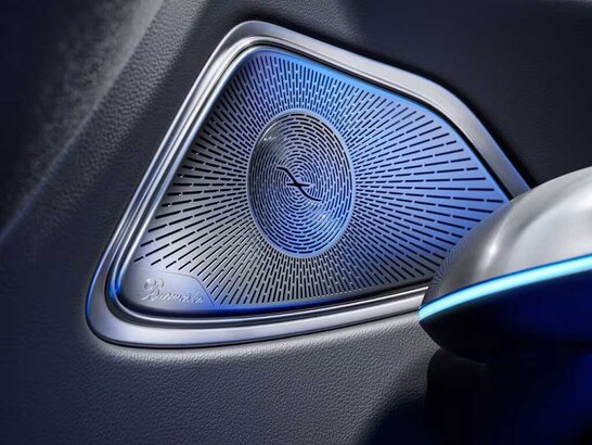 Burmester® 4D-Surround-Soundsystem mit Dolby® Atmos der Mercedes-Benz E-Klasse Limousine