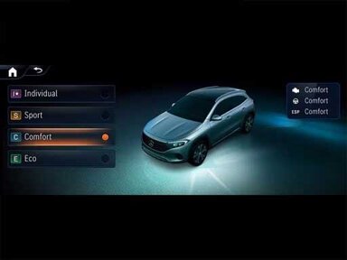 DYNAMIC SELECT des Mercedes-Benz EQA