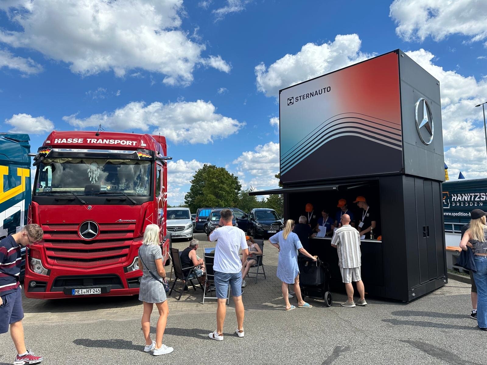 STERNAUTO Counter auf Trucker-Fest Kesselsdorf